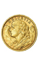 20 Swiss Francs Gold Coin 900.0 – Swissmint - Helvetia Vreneli