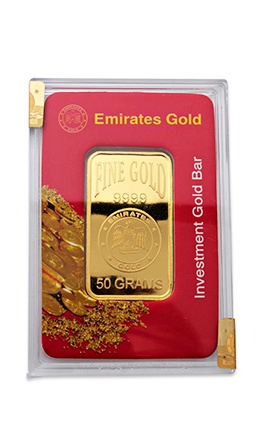 50gm Gold Bar 999.9 - Emirates