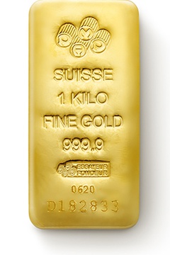1kg Gold Bar 999.9 - PAMP Suisse