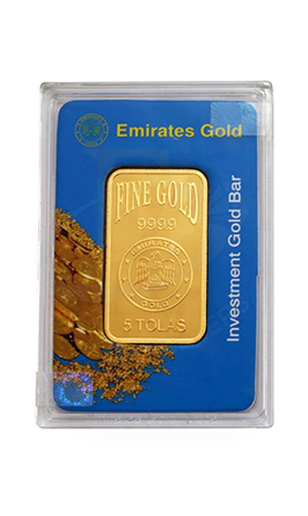 5 Tolas Gold Bar - Emirites