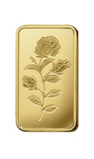 5gm Gold Bar 999.9 - PAMP Suisse - The Rose