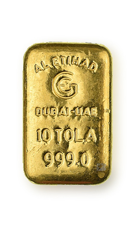 10 Tolas Gold Bar 999.9 - Al Etihad
