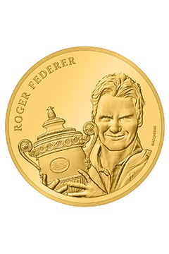 50 Swiss Francs Gold Coin – Swissmint - Roger Federer