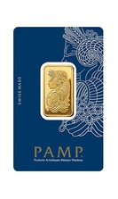 20gm Gold Bar 999.9 - PAMP Suisse - Lady Fortuna Veriscan